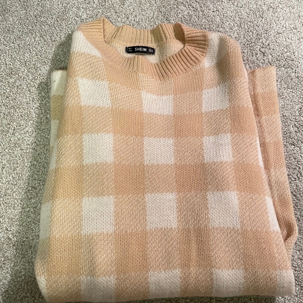 Sweater Dress Plaid